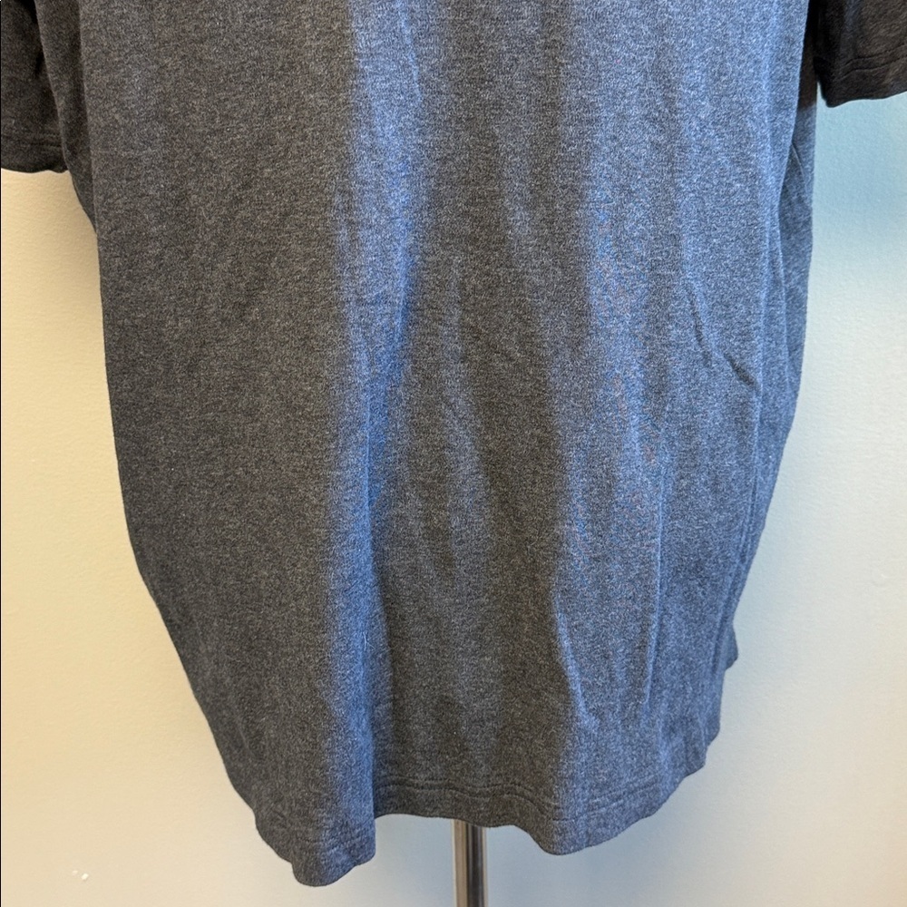 Lands’ End Polo Shirt XL Gray 100% Cotton Short Sleeve Pocket EUC - Picture 3 of 7